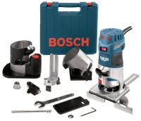 Bosch PR20EVSNK Colt Installers Kit 5.7 Amp 1 Hp Fixed-Base Variable-Speed Router with 3 Assorted Bases and Edge Guide