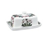 Portmeirion Botanic Garden Butter Dish with Handle Top