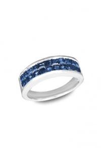 Effy Jewlery Sterling Silver Blue Sapphire Ring, 2.72 TCW Ring size 7