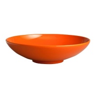 Waechtersbach 12.75-in. Solid Fruit/Pasta Serving Bowl, Orange Peel.