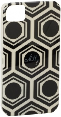 MILLY Geo Print Iphone Case,Black/White,One Size