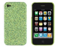 Hard Sparkles Case for Apple iPhone 4, 4S (AT&T, Verizon, Sprint) - Green