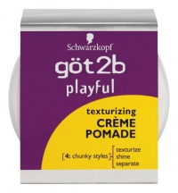 Got2b Playful Texturizing Crème Pomade, 2-Ounce (Pack of 2)