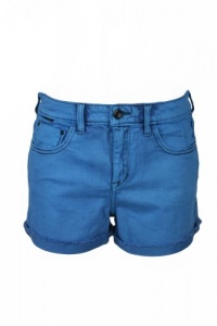 !item womens rose bowl cuffed cut off denim shorts