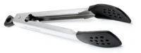 Kitchenaid Classic Silicone Tipped Stainless Steel Tongs, Black