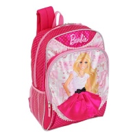 Barbie Clutch the Pearls Glitter 16 Children's School Backpack