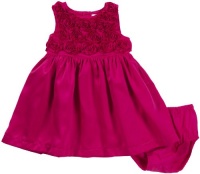 Carter's Satin Dress w/ Rosettes - Pink-18M