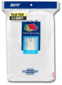 Fruit of the Loom Boy's 5 Pack A-shirt   #5P501B