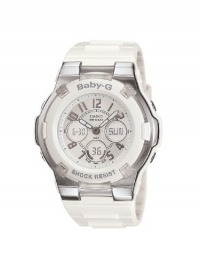 Casio Women's BGA110-7B Baby-G Shock Resistant White Analog Sport Watch