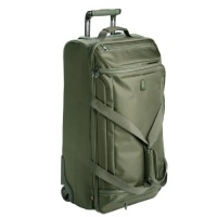 Delsey Luggage Helium Breeze 3.0 Lightweight 2 Wheel Rolling Duffel, Green, 28 Inch