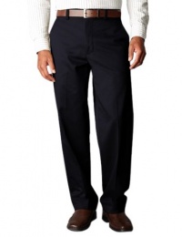 Dockers Men's Signature D4 Relaxed Fit Flat Front Pant, Navy, 42x34