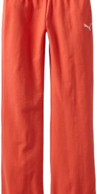 Puma - Kids Girls 7-16 Core Yoga Pant, Orange, Medium