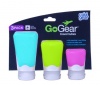 Cool Gear Go-Gear Silicone Travel Containers, Assorted Sizes, 3-Pack