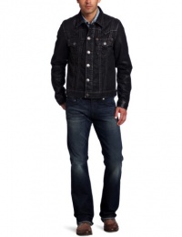 True Religion Men's Jimmy Super Jacket, Black, X-Large