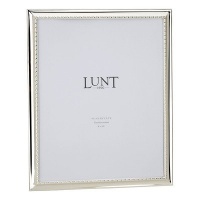 Lunt Silver Beads Frame, Silver, 8 x 10