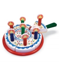 Every day's a celebration with this festive birthday party play set!