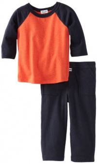 Splendid Littles Baby-Boys  Academy Raglan Set, Spice/Storm, 18-24 Months