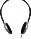 Maxell HP-200 Lightweight Stereo Headphones - Silver (190318)