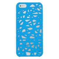 Lumii Ark Rubberized Hard Case for Apple iPhone 5 - Bird Nest (Sky Blue)