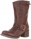 FRYE Women's Vera Short Boot,Dark Brown,5.5 M US