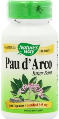 Nature's Way Pau D'Arco Inner Bark Capsules, 545mg, 100-Count