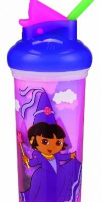 Munchkin Dora the Explorer Insulated Straw Cup, 9 Ounce, Colors May Vary