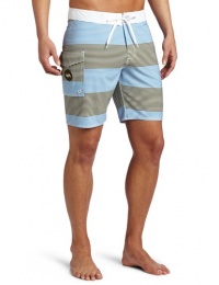 RVCA Men's Civil Stripe 18 Inch Trunk