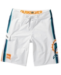 Weather might change but your love for football doesn't. Show off your allegiance to the Miami Dolphins even in the off-season with these NFL board shorts from Quiksilver.