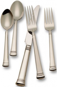 Waterford Carina Matte 18/10 Stainless Steel 5-Piece Place Setting, Service for 1