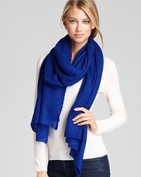 Lauren Ralph Lauren combines luxuriously soft mohair with a thermal texture for a simply chic take on the winter scarf.