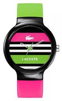 Lacoste Sport Collection Goa Striped Dial Unisex Watch #2020004