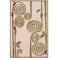 Lil' Momeni Whimsy Lady Bug Collection Area Rug Size - 8 x 10 ft.