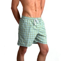 Bottoms Out Men's Plaid Swim Short