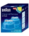 Bring new life back into your Braun shaver with a rejuvenating system that makes it as good as new. Each cartridge includes a deep-cleaning formula that ensures maximum hygiene, high-energy lubricants for maximum performance and a lemon-fresh scent for a refreshing shave every time.  2-year limited warranty.