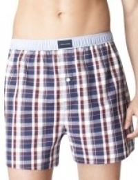 Tommy Hilfiger Men's Plaid Woven Boxer