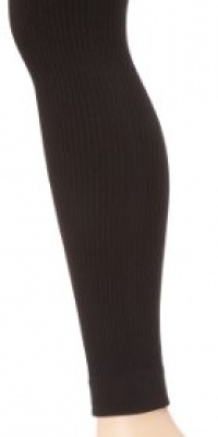 Jones New York Women's Fleece Lined Ribbed Footless Tights