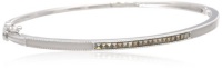 Judith Jack Pearl Moon Item Sterling Silver, Marcasite and Mother-Of-Pearl Bangle Bracelet