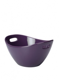 Rachael Ray Stoneware 15 Salad Serving Bowl, Purple