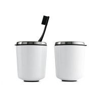 VIPP 0070 Bathroom 7 Tooth Mug Color: White