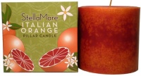 Stella Mare Italian Orange 3 X 3 Pillar Candle