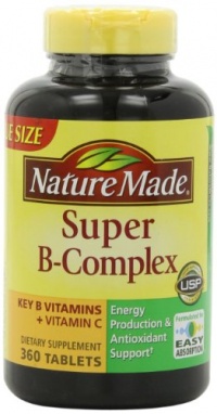 Nature Made Super B Complex Tablets, Value Size, 360 Count