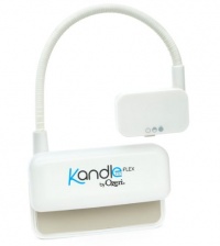 Kandle by Ozeri Flex Reading Light in White -- Designed for the Amazon Kindle (fits latest generation Kindle and all models), and other eBook readers