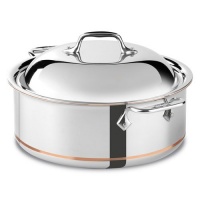 6 Qt. Round Roaster w/ Lid - All-Clad Copper Core