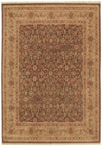 Shaw Living Beaufort Rug, 7-Feet 9-Inch by 11-Feet 1-Inch, Brown