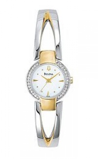 Bulova Women's 98V08 Bracelet Mother of Pearl Dial Watch