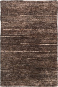 Area Rug 3x5 Rectangle Natural Fiber Chocolate Color - Surya Trinidad Rug from RugPal