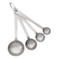 HIC Brands that Cook Essentials Stainless Steel Measuring Spoons, 4-Piece Set