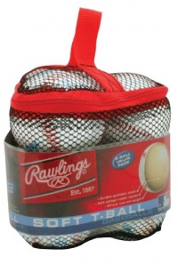 Rawlings Soft T-Ball 6-Ball Value Pack