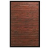 Anji Mountain Bamboo Chairmat & Rug Co. 2-Foot-by-3-Foot Bamboo Rug, Cobblestone