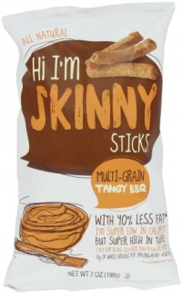 Hi I'm Skinny Sticks, Tangy BBQ Multigrain, 7-Ounce